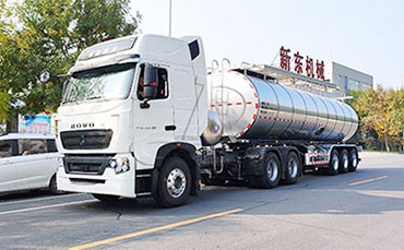 牛奶運(yùn)輸車正常能裝多少噸牛奶?